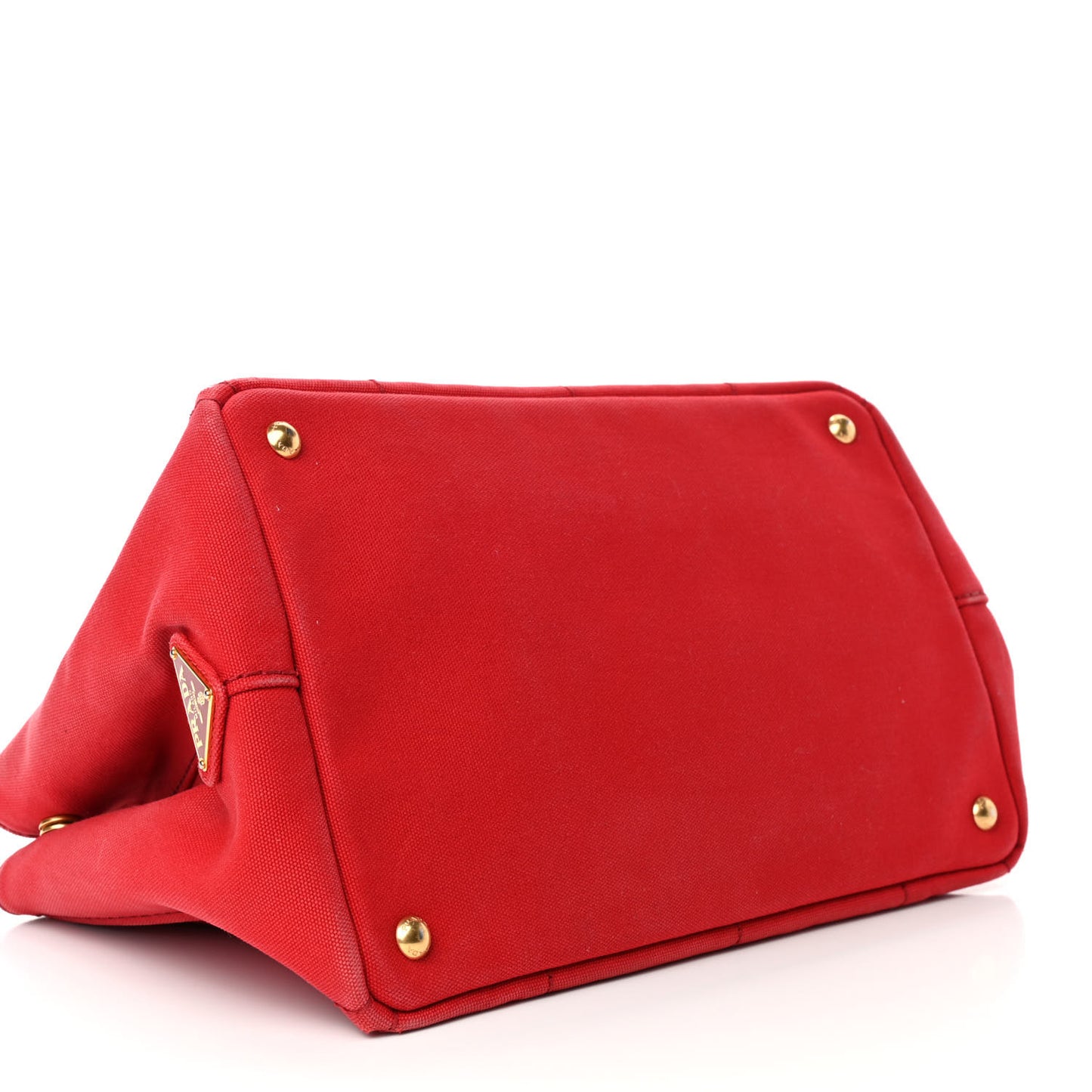 Canapa Logo Shopping Tote Rosso