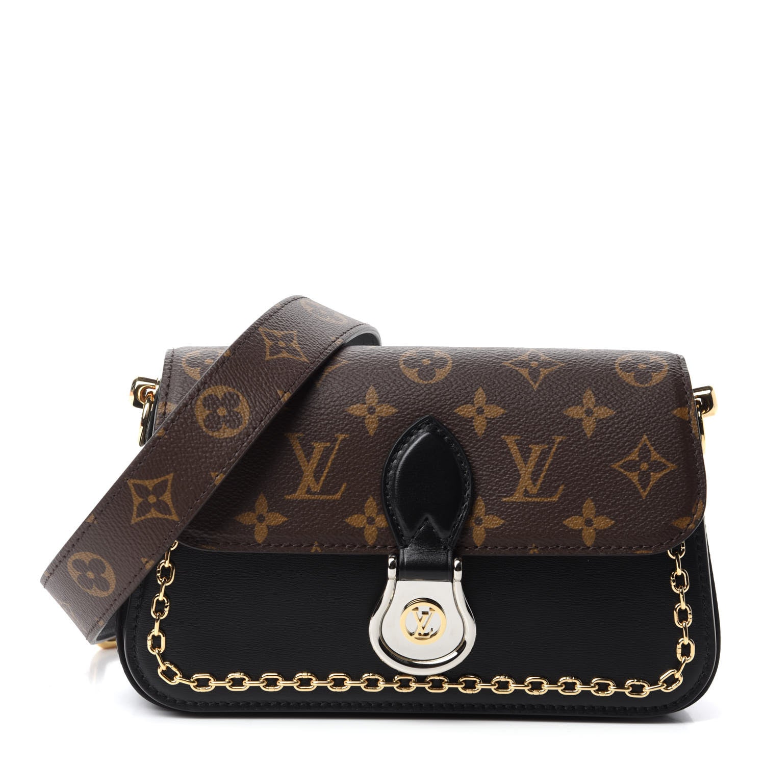 Louis Vuitton ブラック ハンドバッグ Louis Vuitton Monogram Neo Saint Cloud Black 717145 – FASHIONPHILE