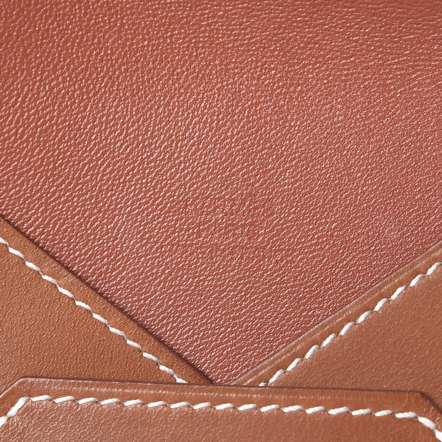 Natural Barenia Envelope Card Holder Fauve