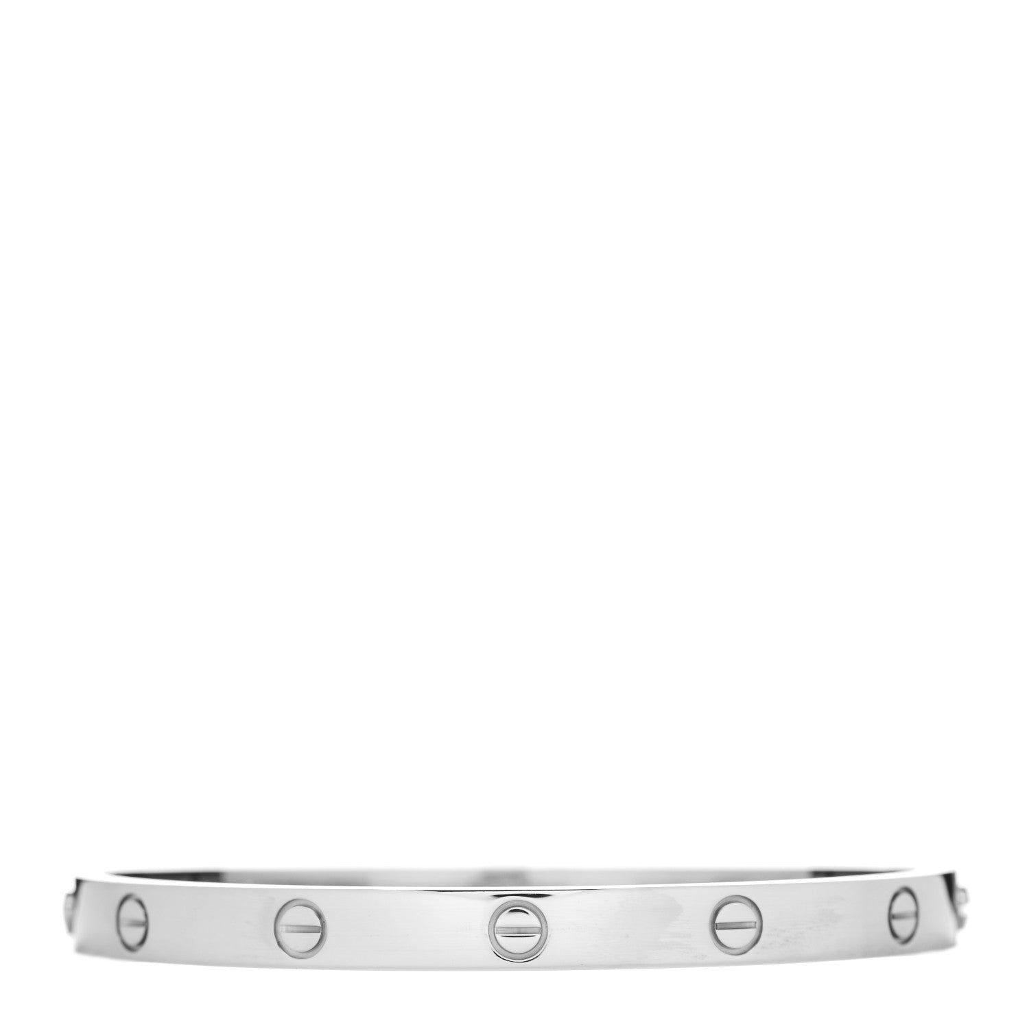 Cartier 18K White Gold LOVE Bracelet 20 3 of 4