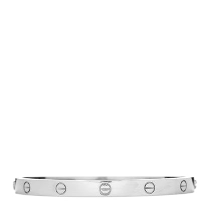 Cartier 18K White Gold LOVE Bracelet 20 3 of 4