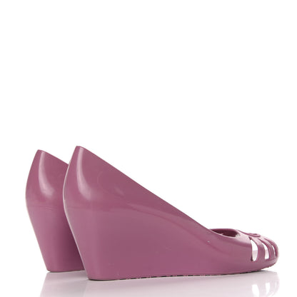 Gucci Rubber Jelly Marola Wedge 39 Fresia Rose 4 of 9