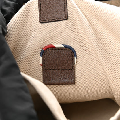 Gucci Soft GG Supreme Monogram Courrier Web Double Buckle Backpack Beige New Acero 5 of 11