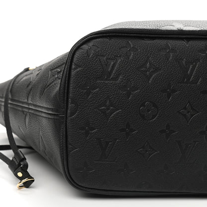 Louis Vuitton Empreinte Monogram Giant Neverfull MM Black 8 of 10