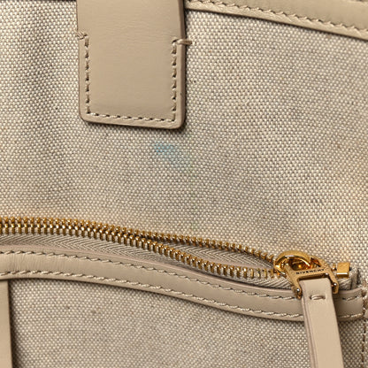 Givenchy Tumbled Calfskin Logo Embossed Medium G-Tote Beige 9 of 11