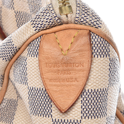Louis Vuitton Damier Azur Speedy 30 5 of 15