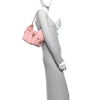 Chanel Caviar Quilted Mini Chanel 25 Handbag Pink 2 of 11