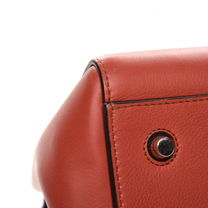 Celine Drummed Calfskin Medium Edge Shoulder Bag Vermillion 8 of 14