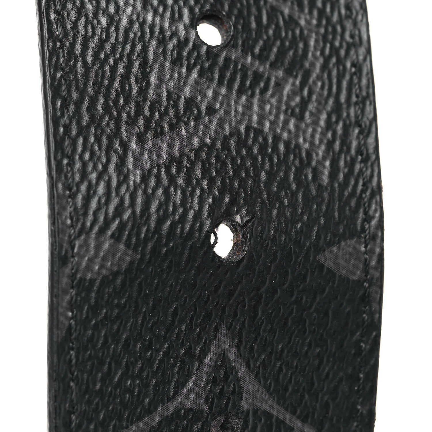 Louis Vuitton Monogram Eclipse Taigarama 40mm LV Initiales Reversible Belt 100 40 Black 7 of 7