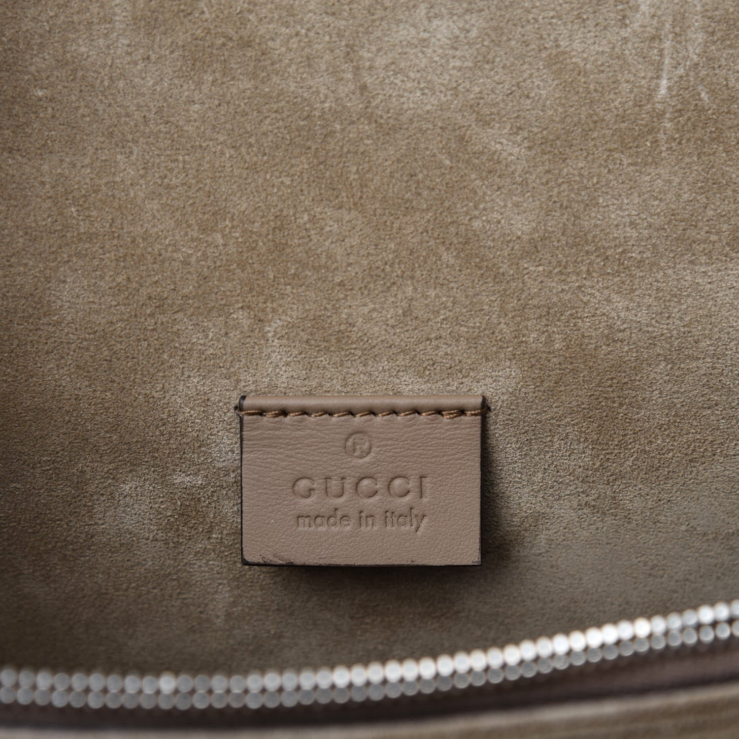 Gucci GG Supreme Monogram Medium Dionysus Shoulder Bag Taupe 8 of 10