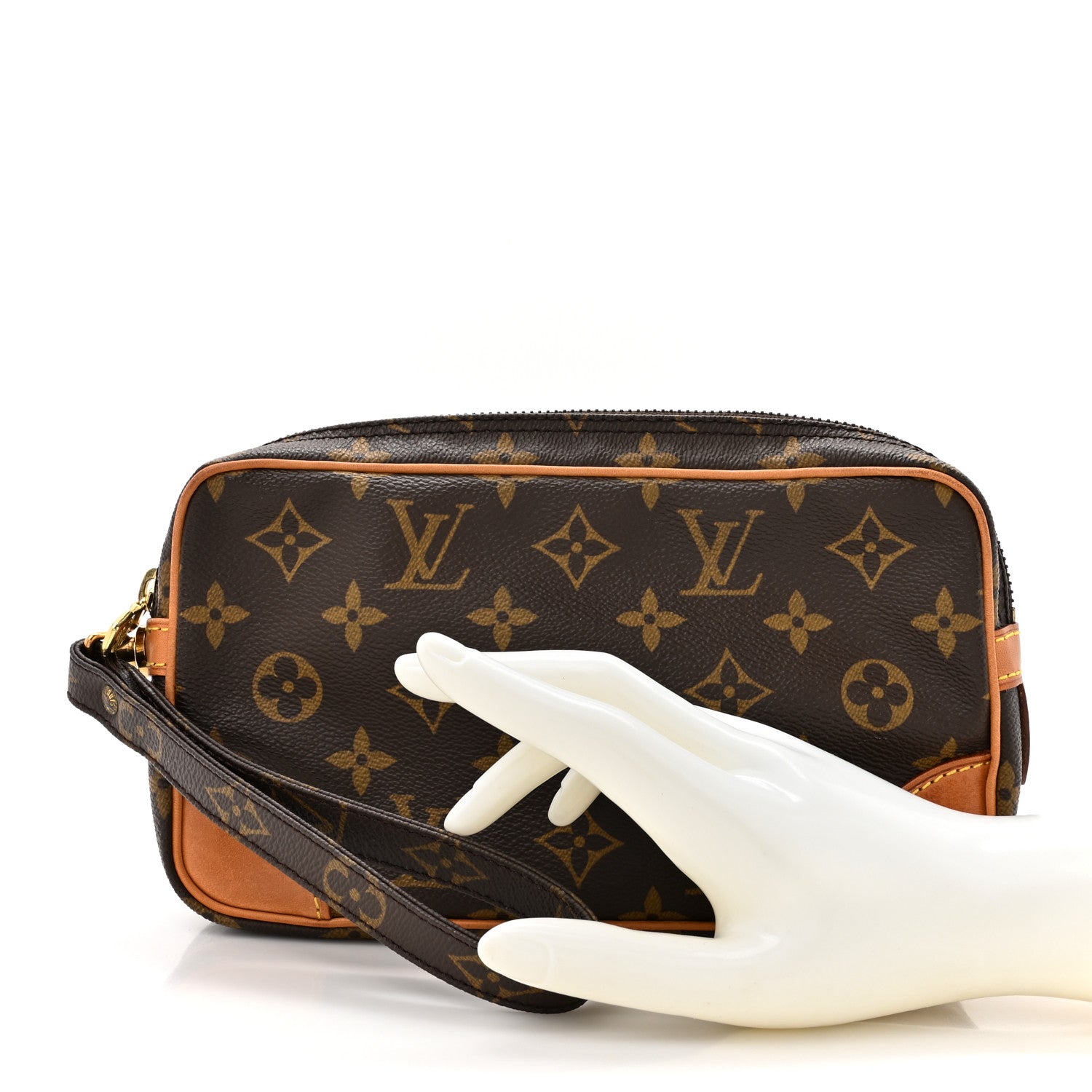 Louis Vuitton Monogram Pochette Marly Dragonne 22 2 of 14