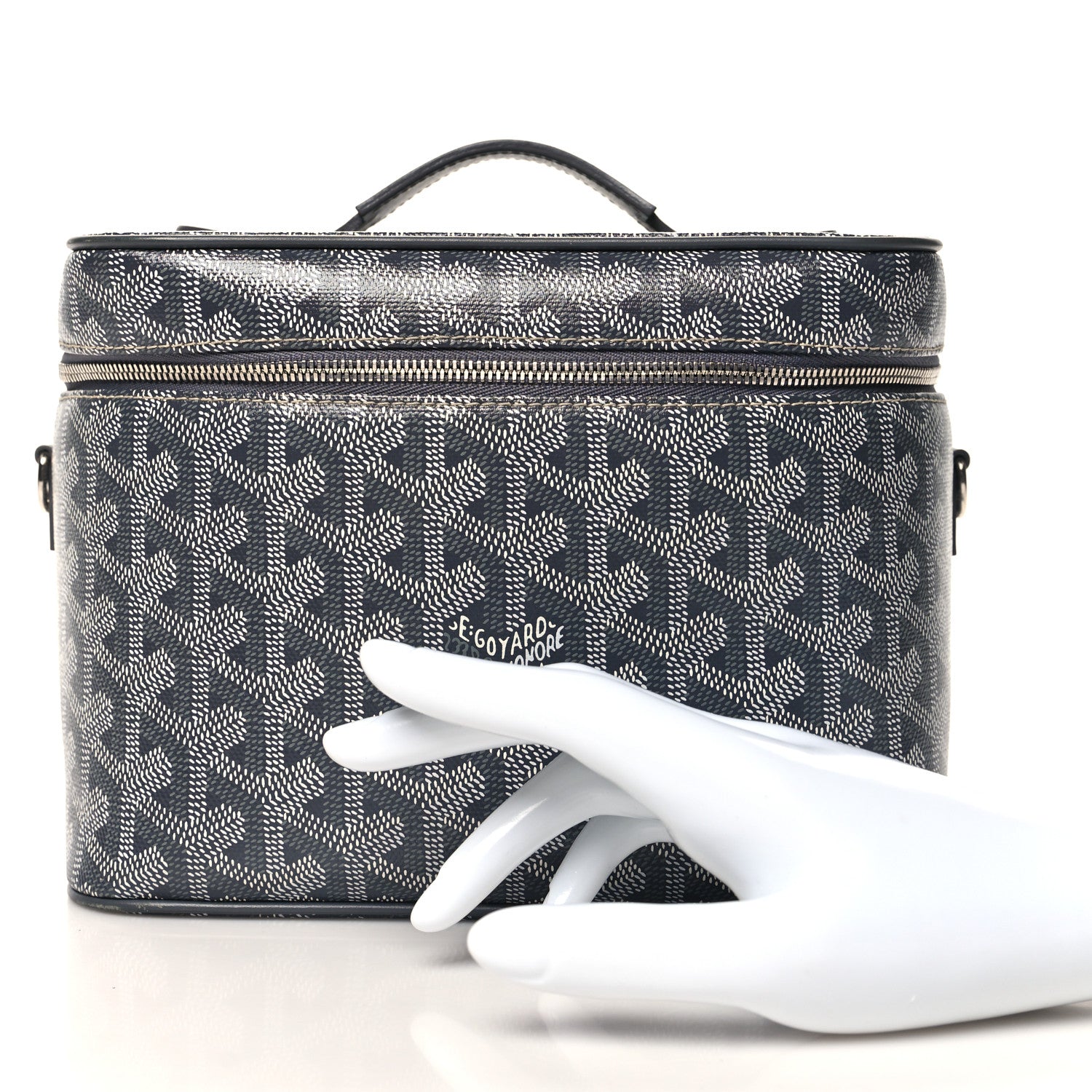 Goyard Goyardine Muse Vanity Case Grey 2 of 9