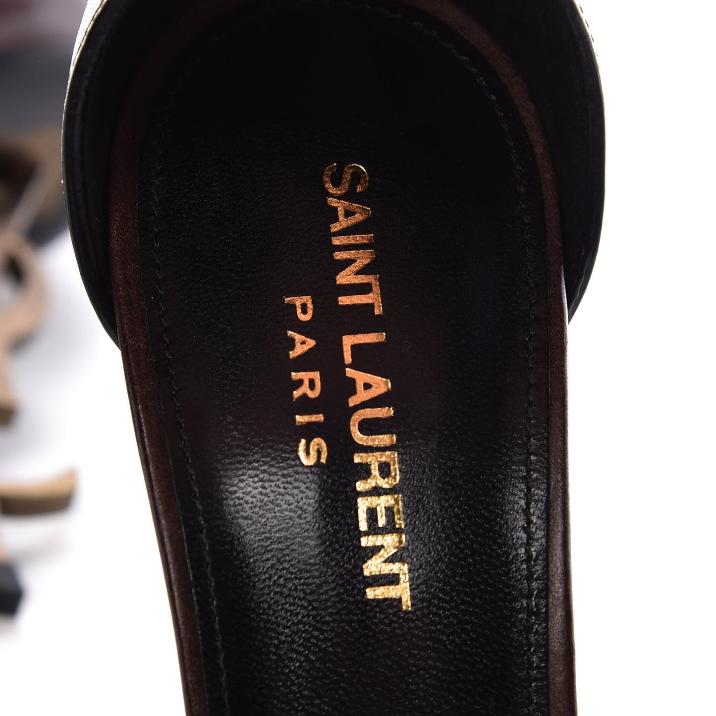 Calfskin Opyum Sandals 39 Brown