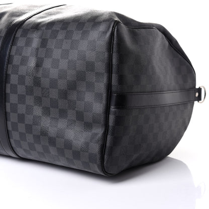 Louis Vuitton Damier Graphite Keepall Bandouliere 55 11 of 13