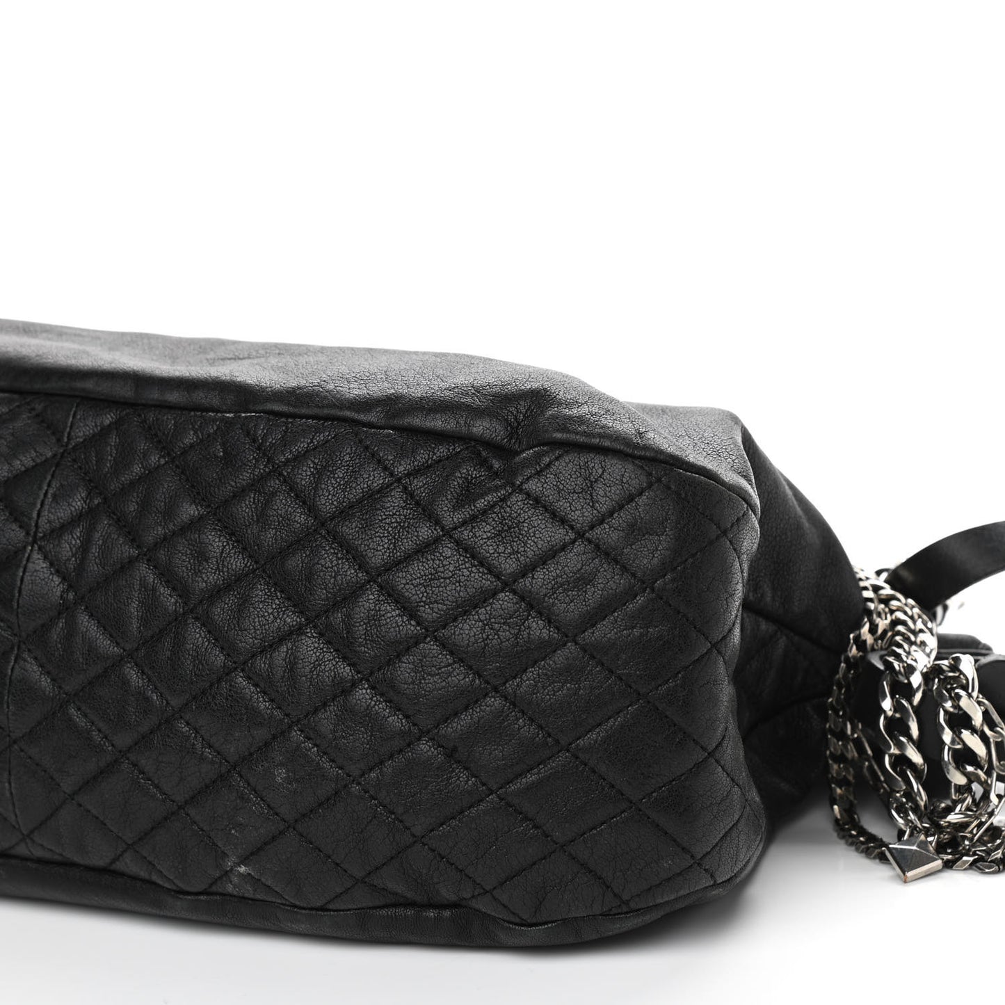 Lambskin Large Blake Boho Biker Bag Black