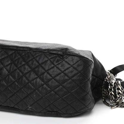 Jimmy Choo Lambskin Large Blake Boho Biker Bag Black 8 of 10