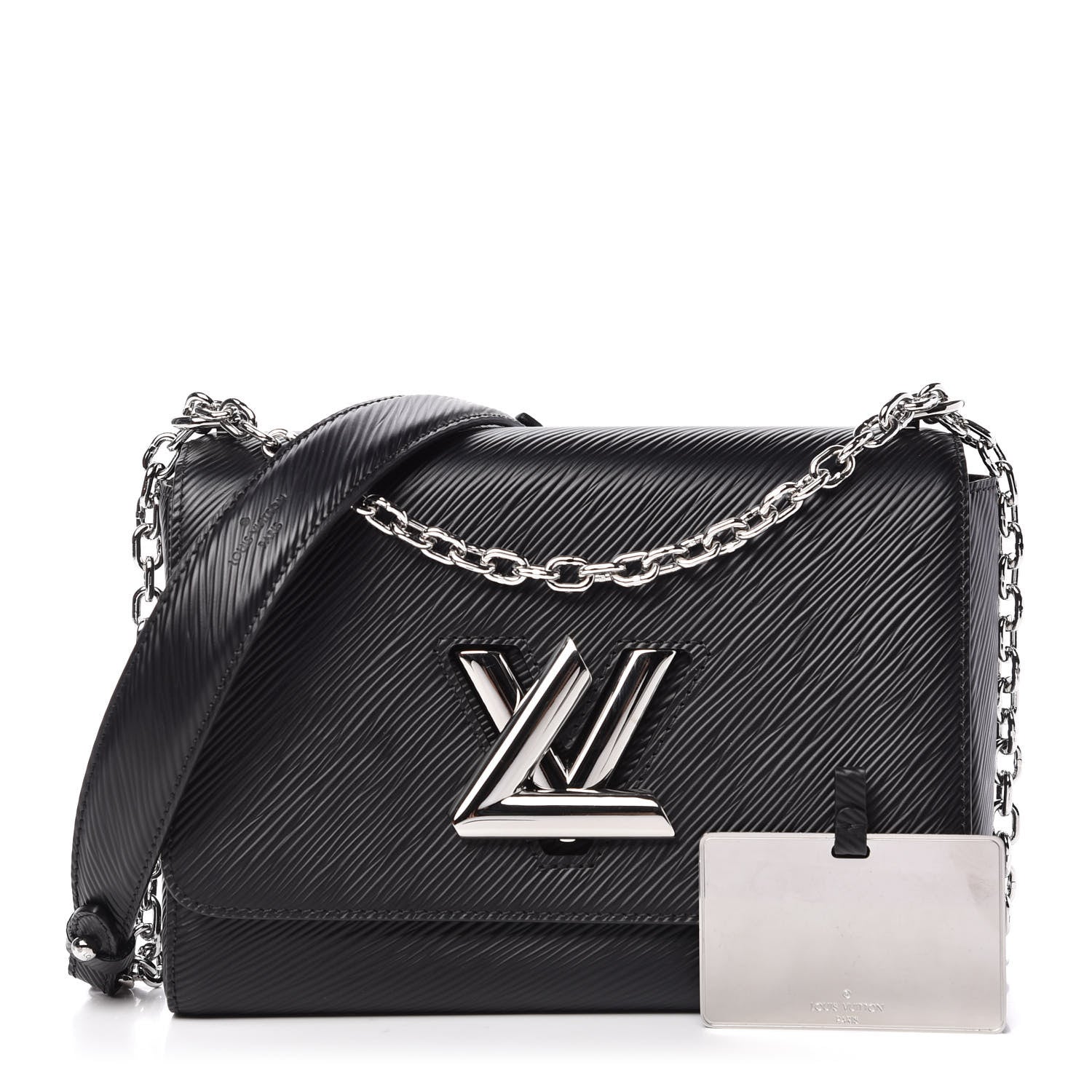 Louis Vuitton Epi Twist Shoulder Bag MM Black 1 of 9