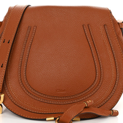 Chloe Calfskin Medium Marcie Round Crossbody Bag Tan 6 of 10