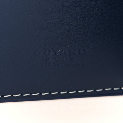 Goyard Goyardine Saint Pierre Card Holder Navy 6 of 7