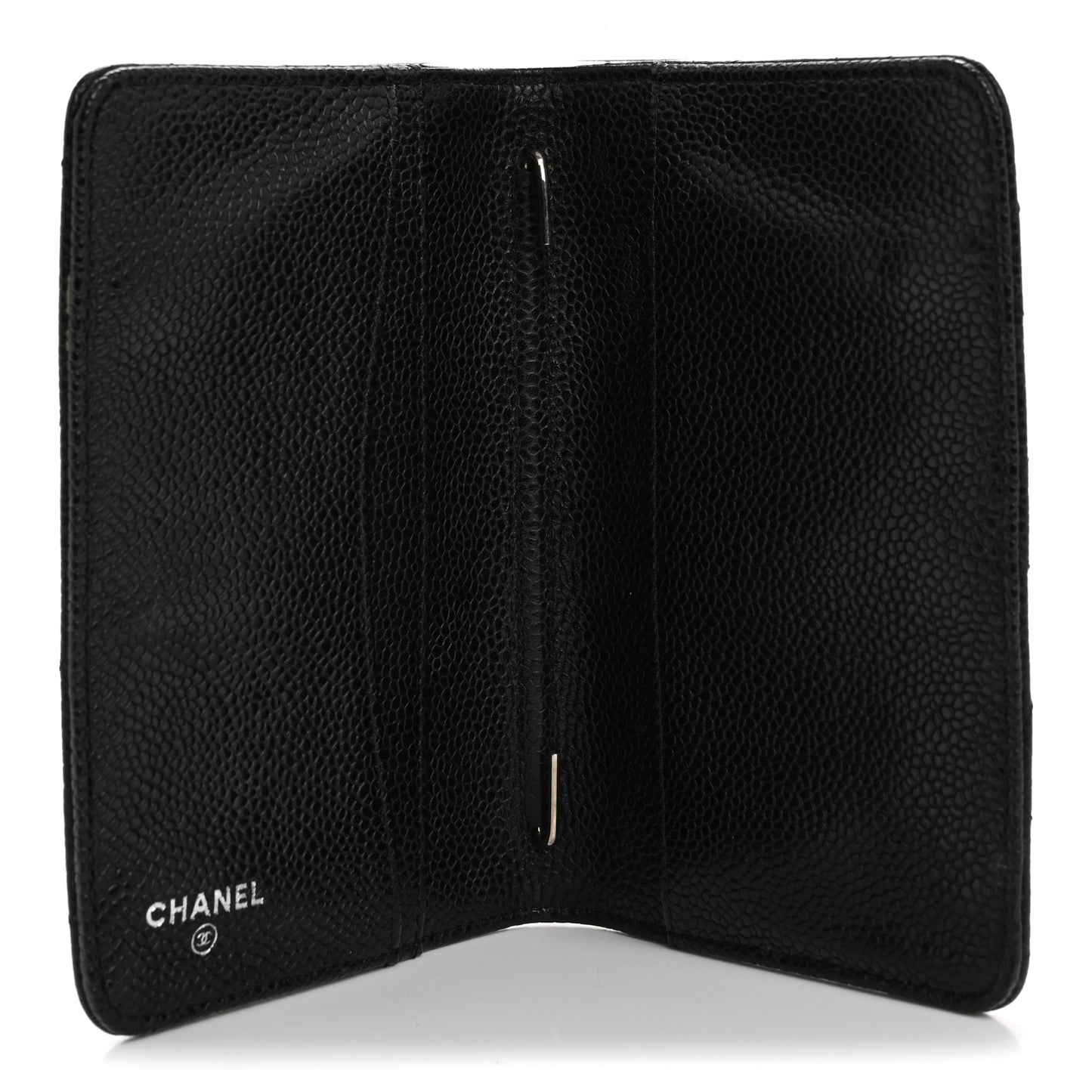 Caviar Quilted Agenda Cover Black