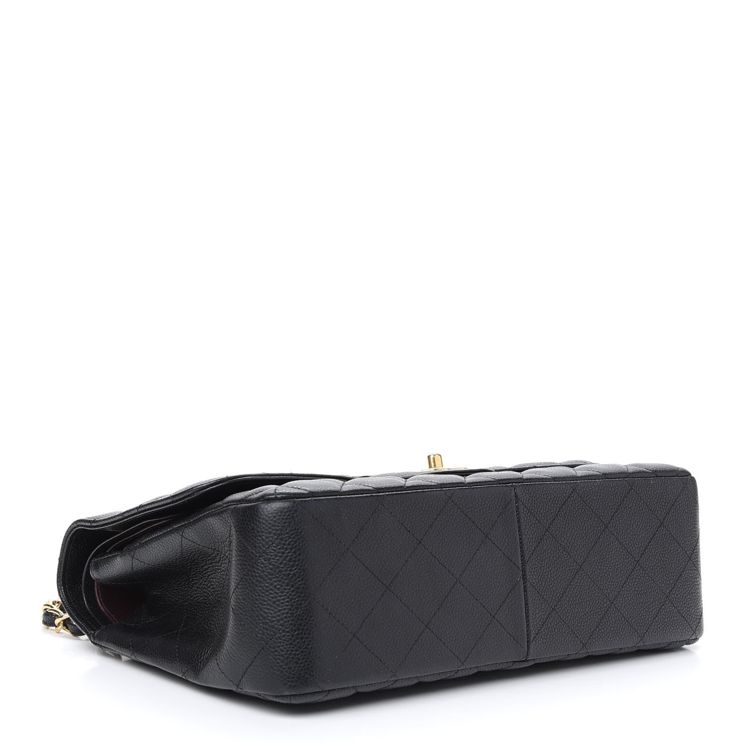 Chanel Caviar Quilted Jumbo Double Flap Black 3 of 8