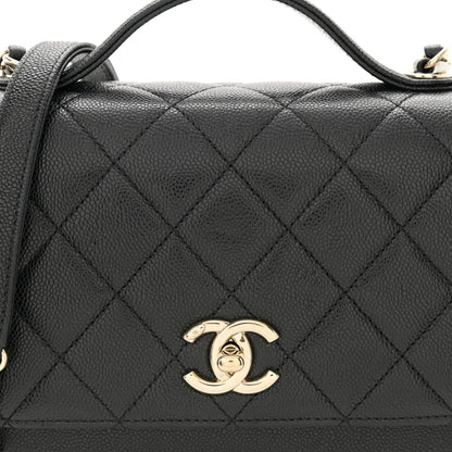 Chanel Caviar Quilted Medium Business Affinity Flap Black 8 of 12