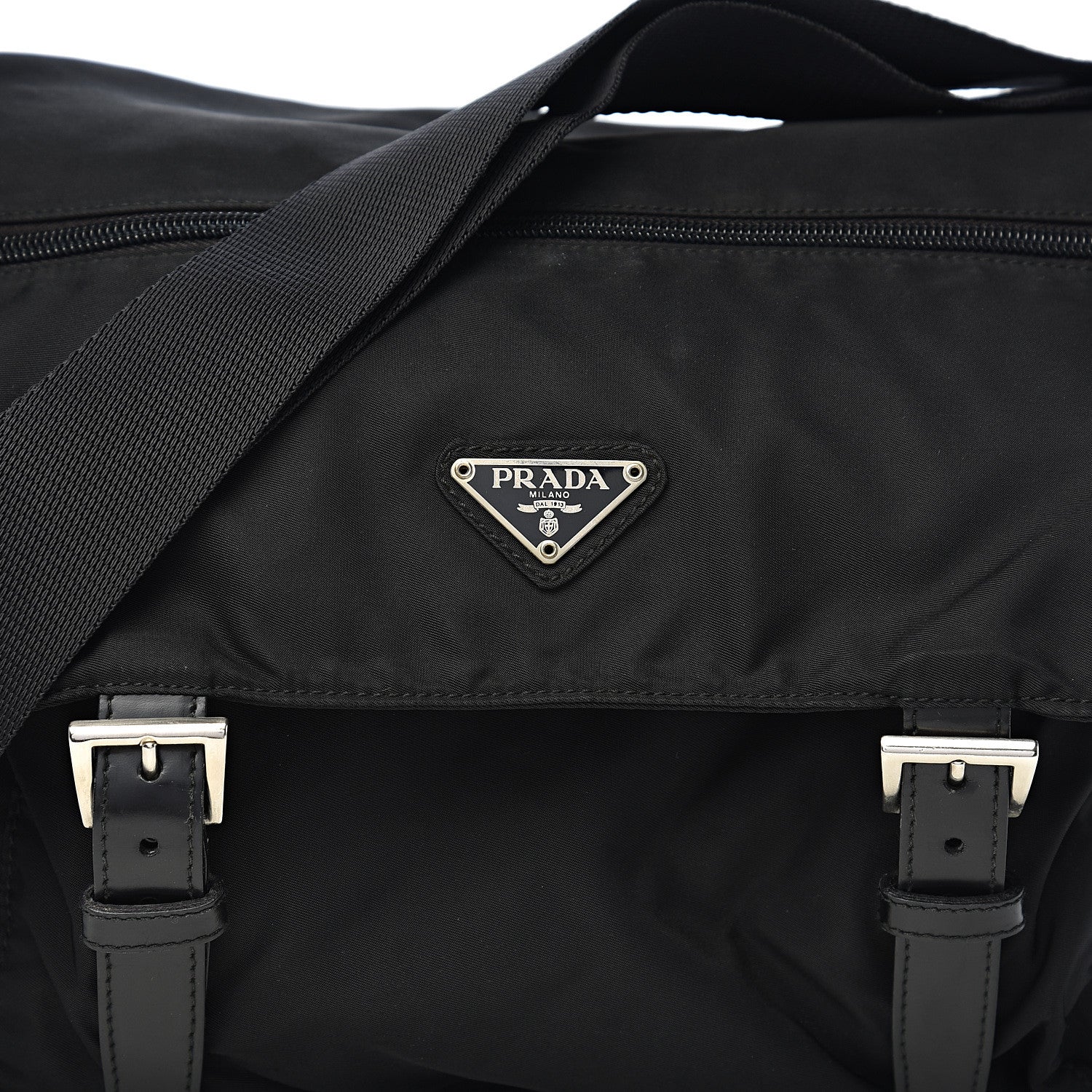 Prada Nylon Vela Sport Messenger Bag Black 9 of 9