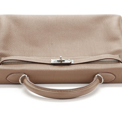 Hermes Taurillon Clemence Kelly Retourne 35 Etoupe 11 of 21