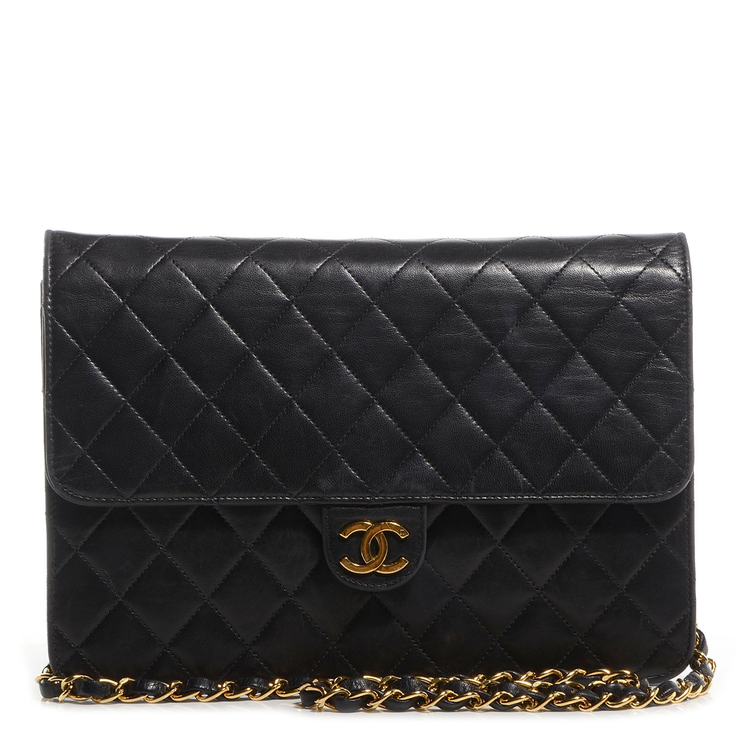 Chanel Lambskin Medium Single Flap Black 1 of 10