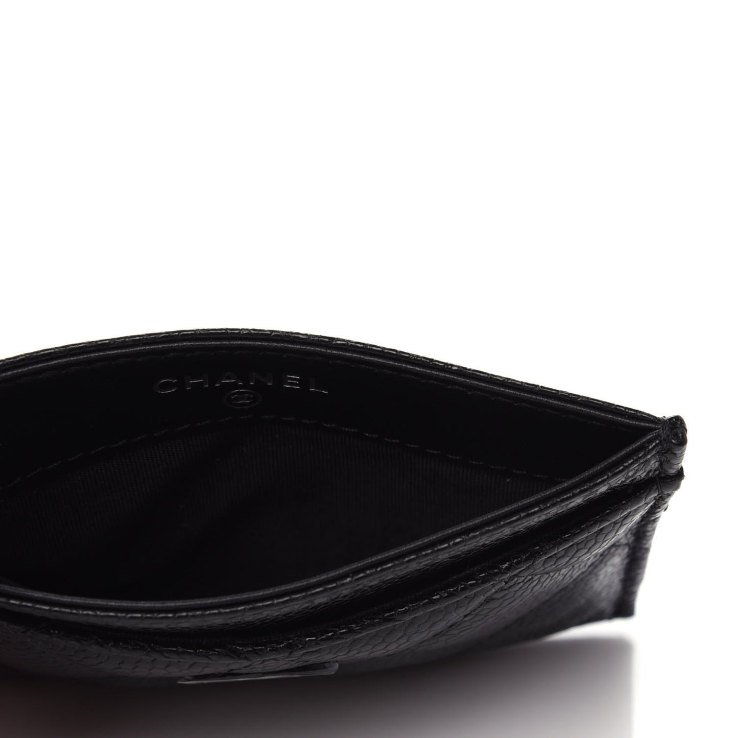 Caviar Quilted Incognito Card Holder Black