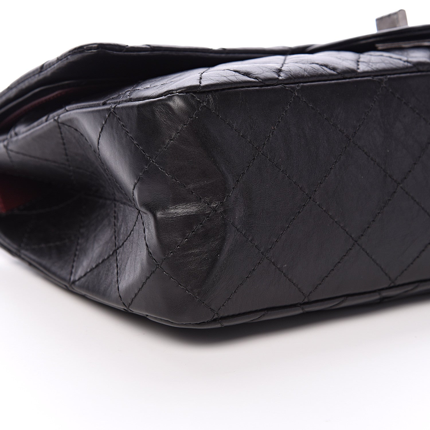 Chanel Aged Calfskin Quilted 2.55 Reissue 227 Flap Black 8 of 10