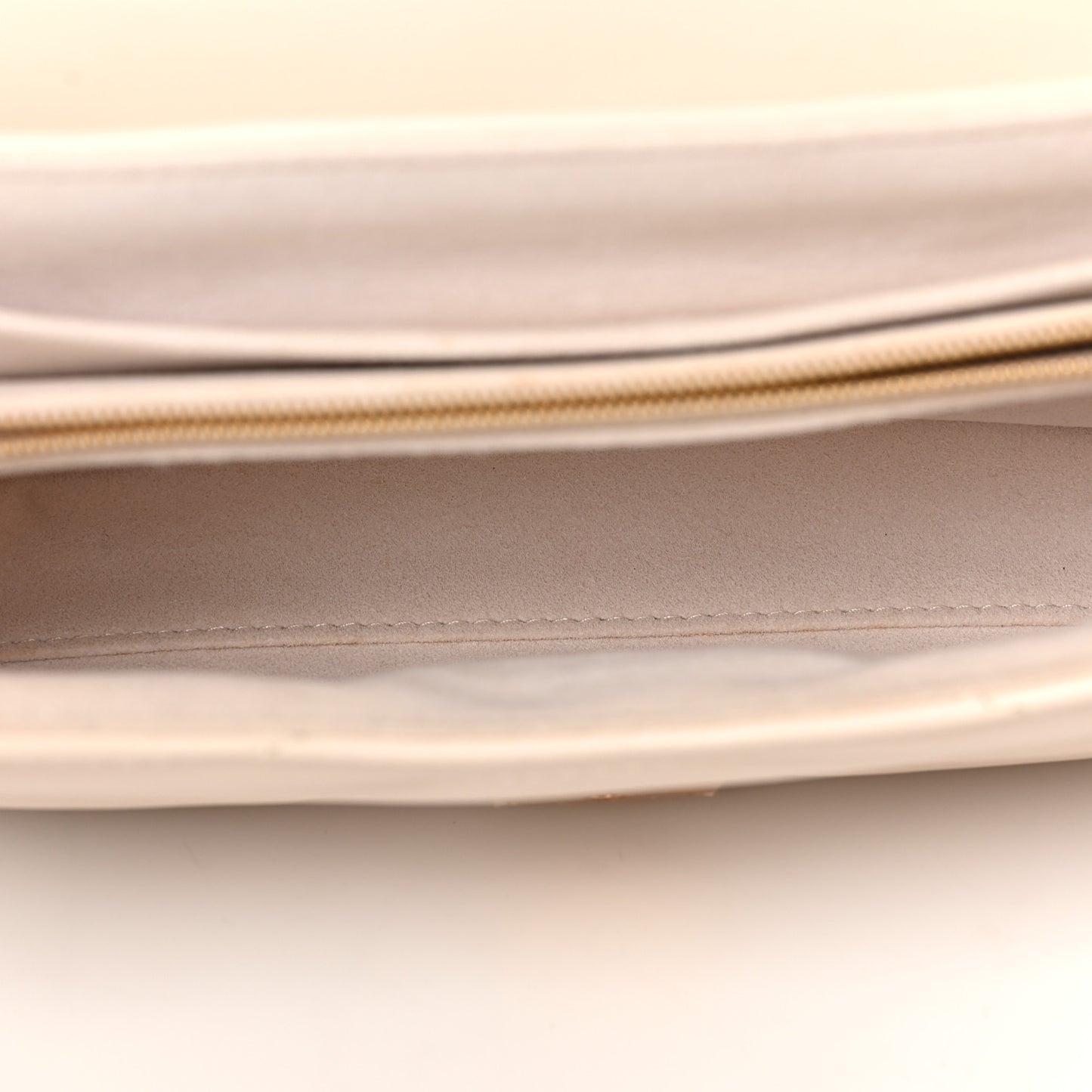 Calfskin LV New Wave Chain Bag Ivory