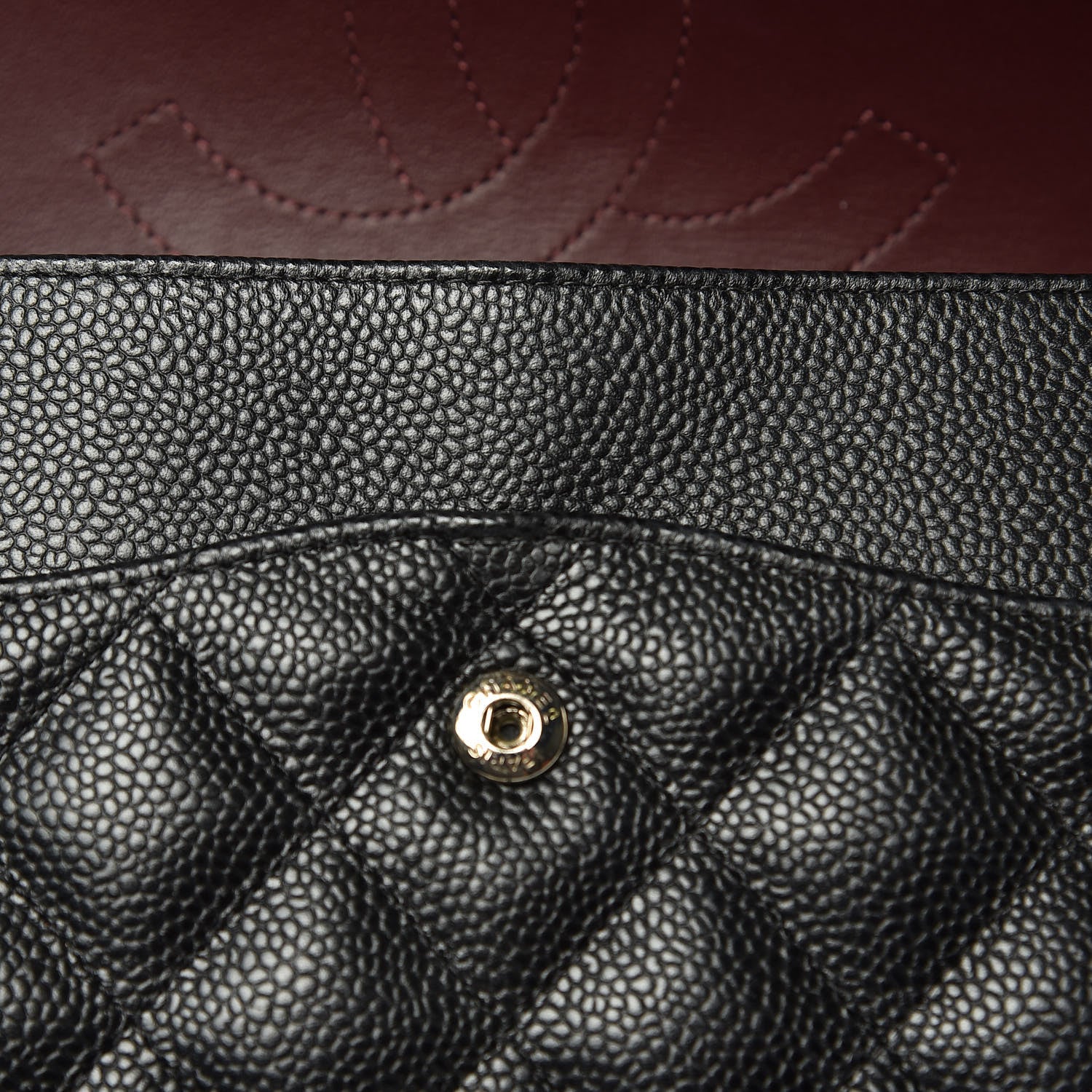 Chanel Caviar Quilted Jumbo Double Flap Black 10 of 11