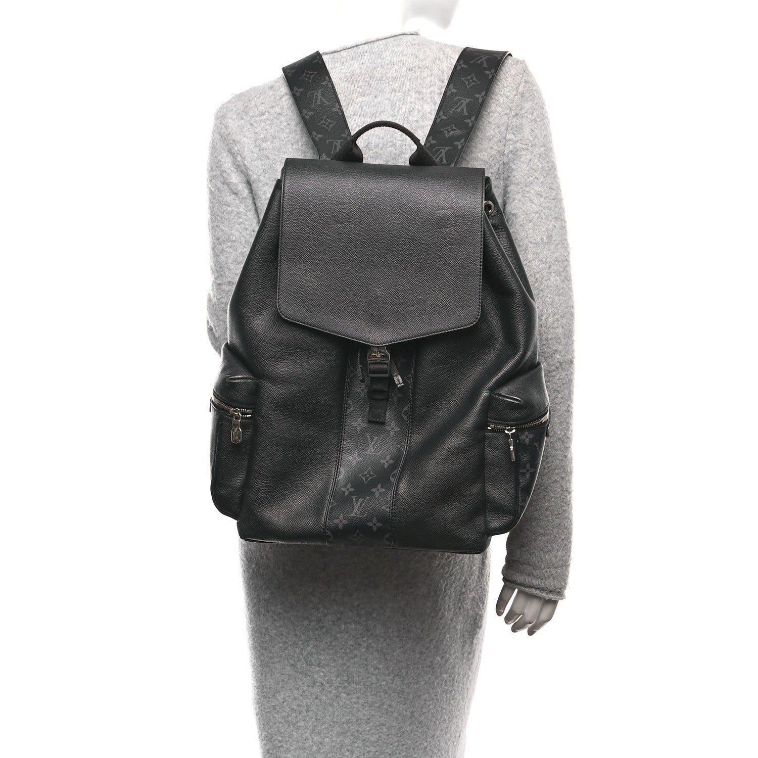 Louis Vuitton Taigarama Outdoor Backpack Black 2 of 11