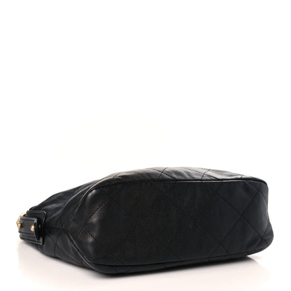 Chanel Calfskin Quilted Daily Hobo Black 4 of 9