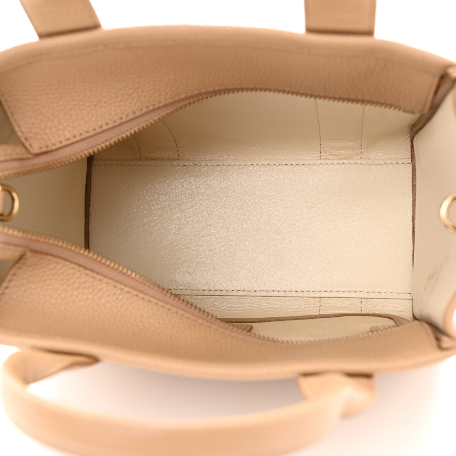 Marc Jacobs Grained Calfskin Small The Tote Bag Camel 5 of 16