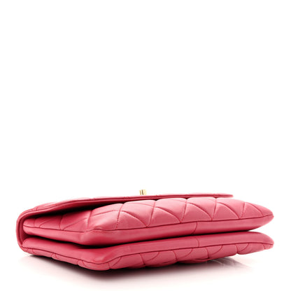 Chanel Lambskin Quilted Medium Trendy CC Flap Pink 6 of 14