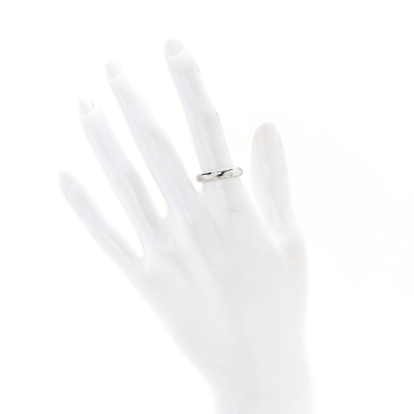 Platinum Diamond 4mm Etoile Band Ring 53 6.5