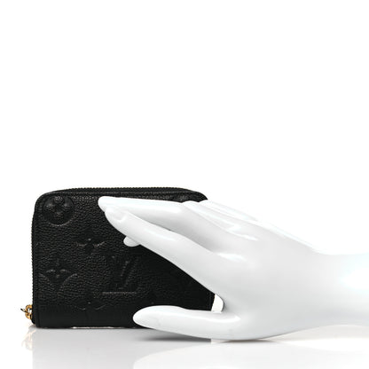 Louis Vuitton Empreinte Zippy Coin Purse Black 2 of 7