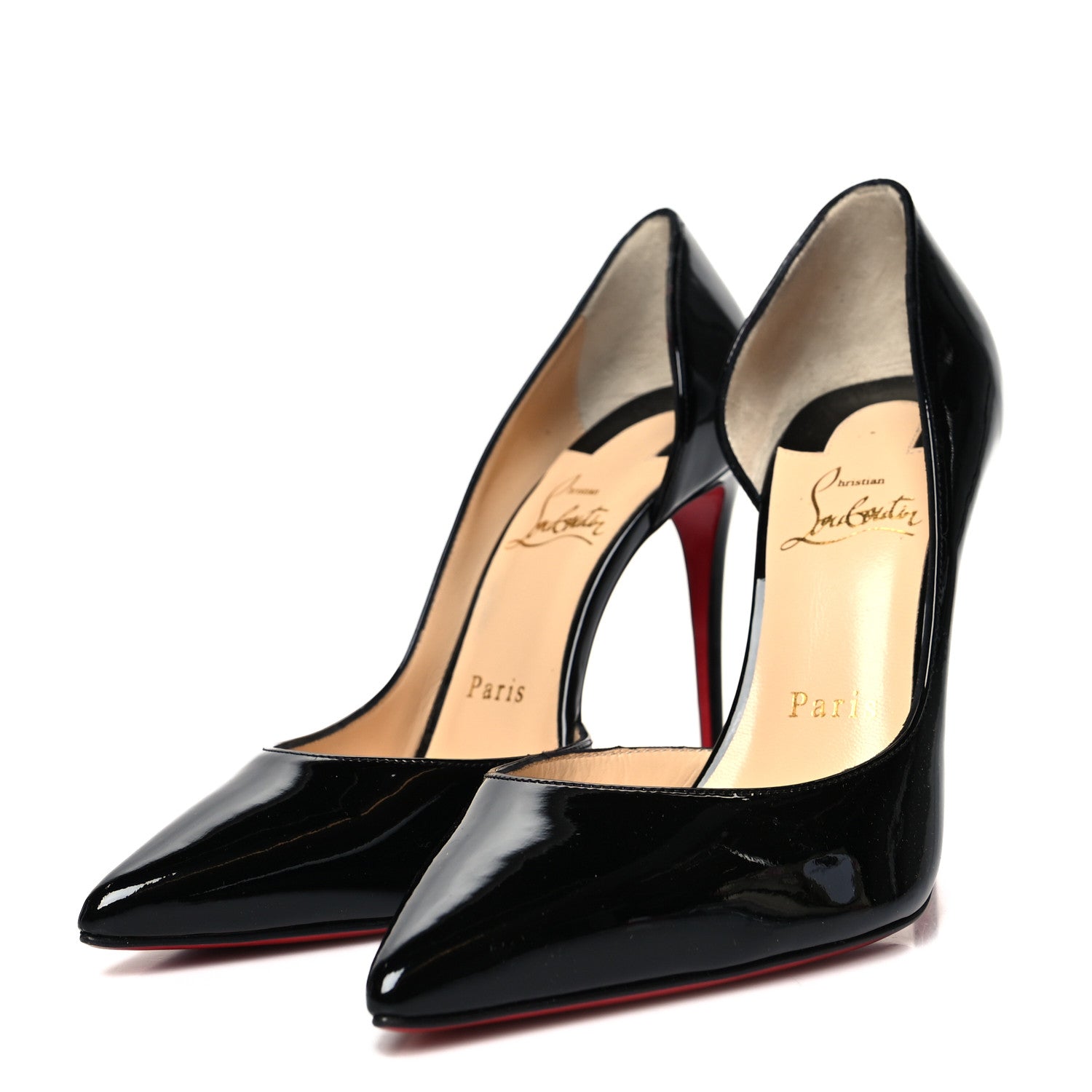 Christian Louboutin Patent Iriza 100 Pumps 37 Black 3 of 10