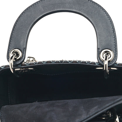 Christian Dior Sequin Embroidery Mini Lady Dior Blue 5 of 9