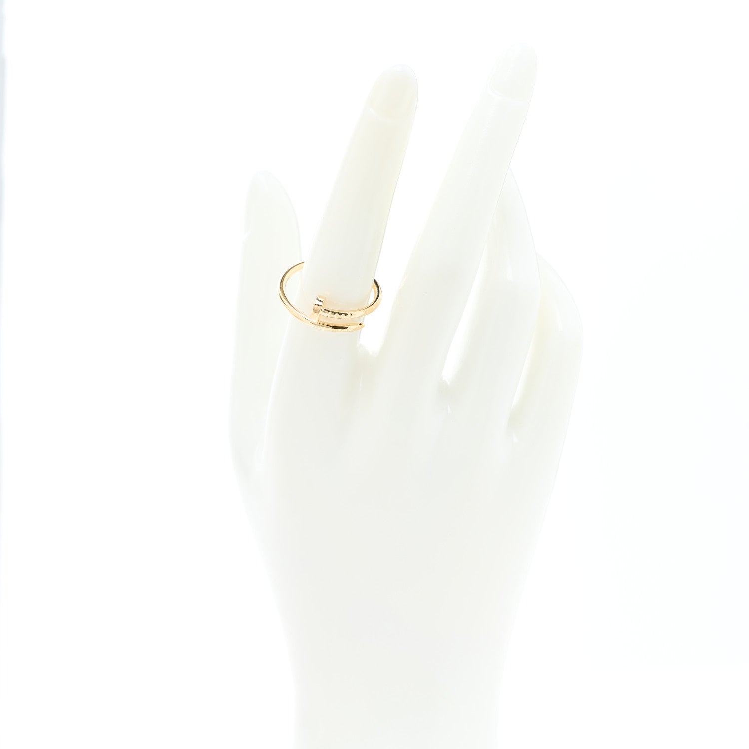 Cartier 18K Yellow Gold Small Juste Un Clou Ring 57 8 2 of 5