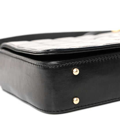 Chanel Lambskin Quilted CC Chocolate Bar Flap Black 8 of 10