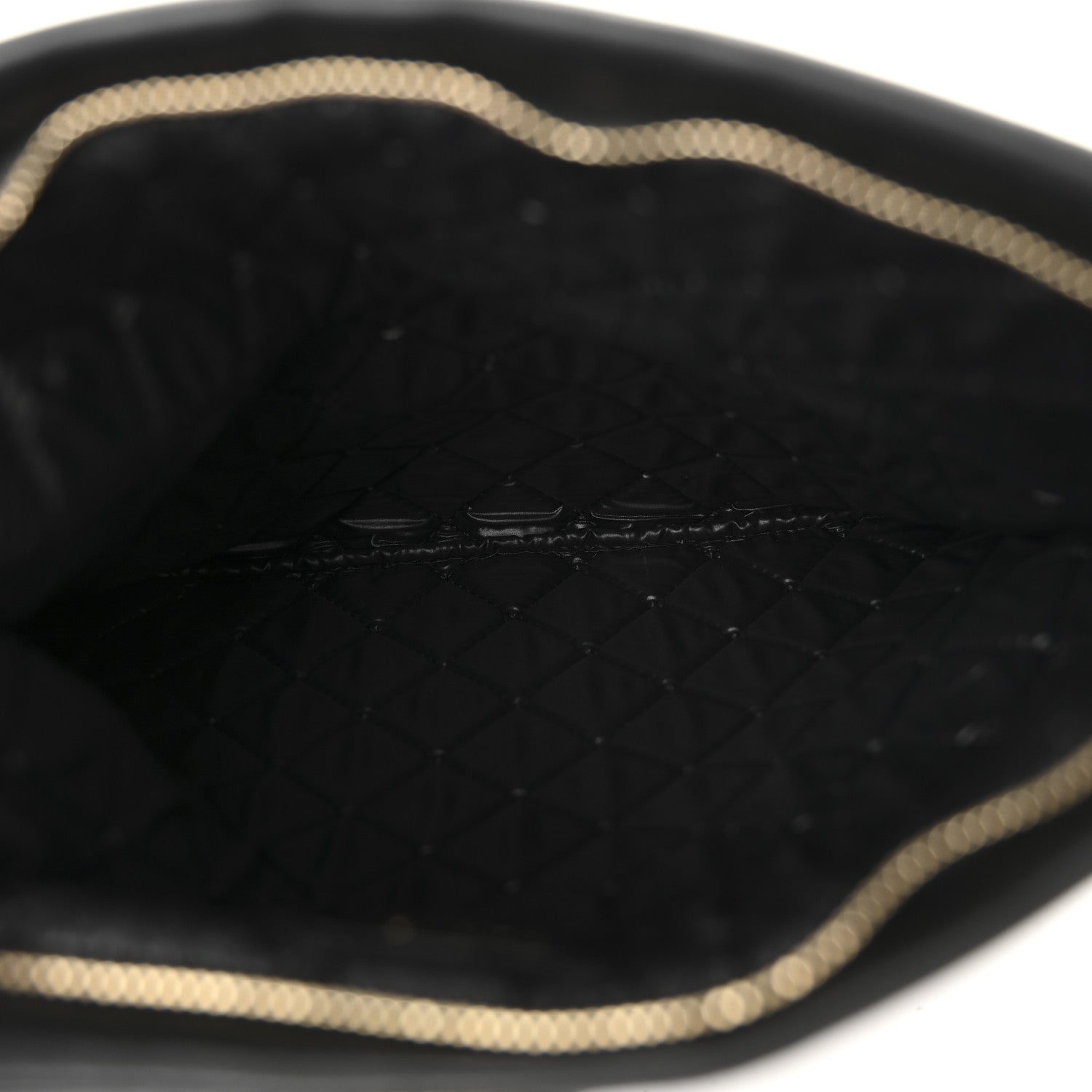 Chanel Lambskin Quilted Beauty CC Boy Clutch Black 5 of 12