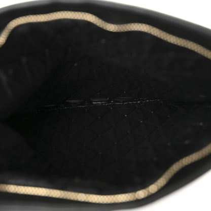 Chanel Lambskin Quilted Beauty CC Boy Clutch Black 5 of 12