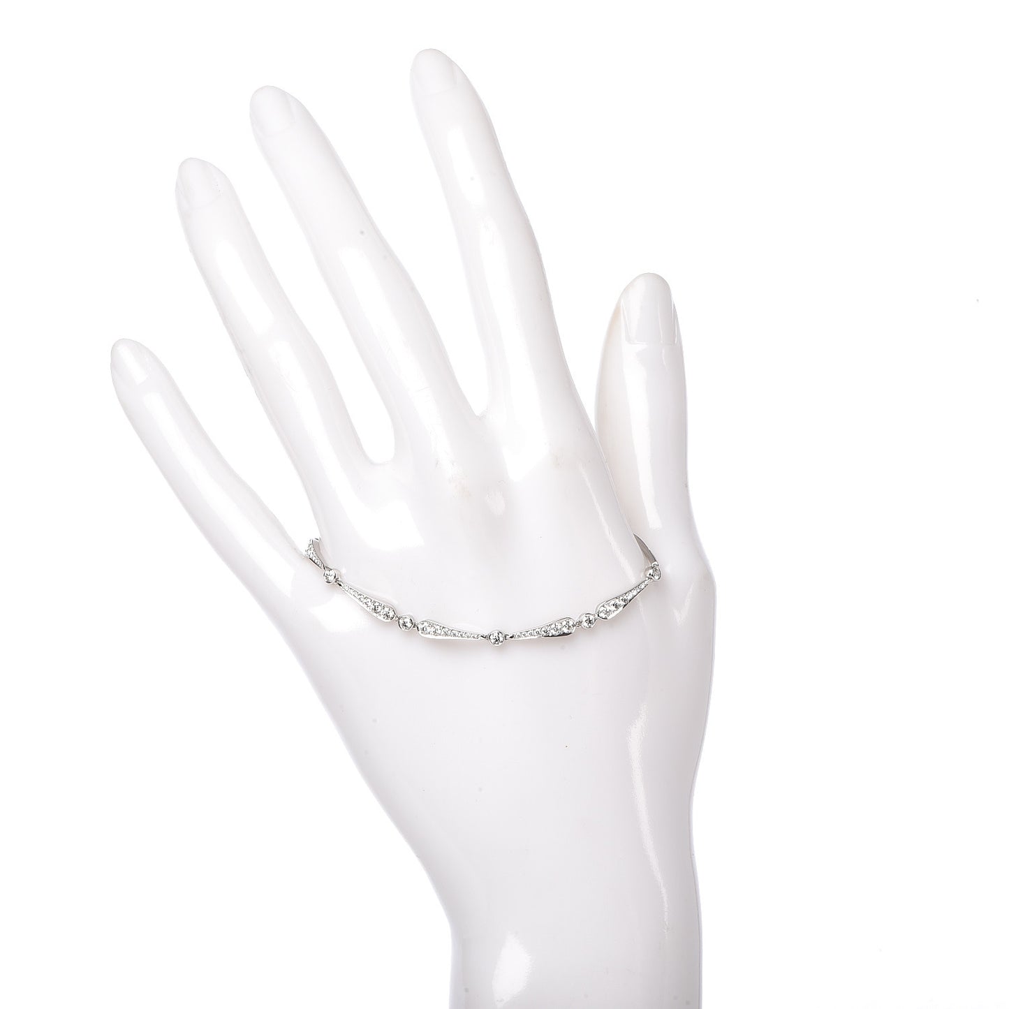 Platinum Diamond Jazz Bracelet