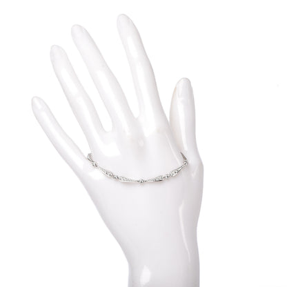 Tiffany Platinum Diamond Jazz Bracelet 2 of 5