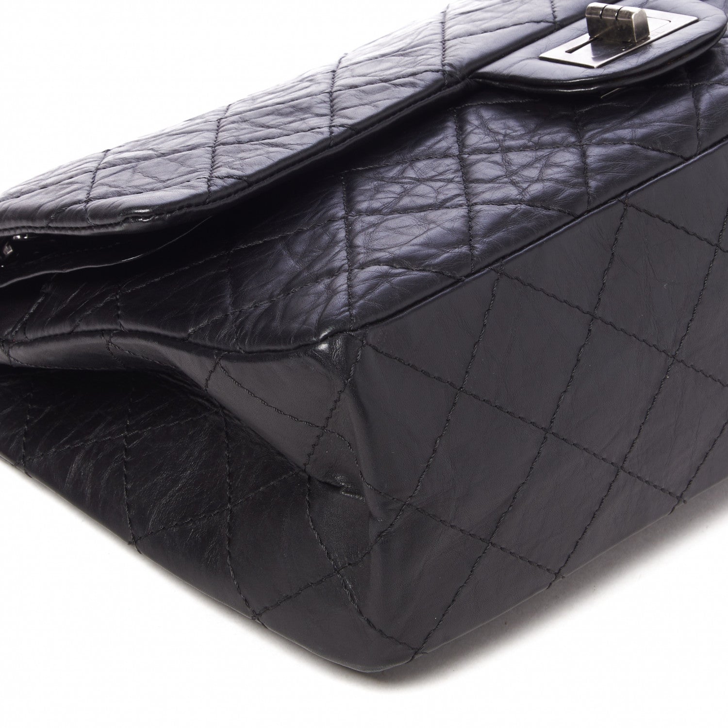 Chanel Aged Calfskin Quilted 2.55 Reissue 227 Flap Black 5 of 10