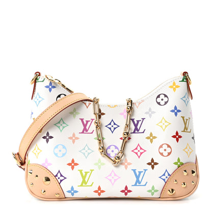 Louis Vuitton LV X TM Monogram Multicolor Boulogne NM PM White 1 of 9