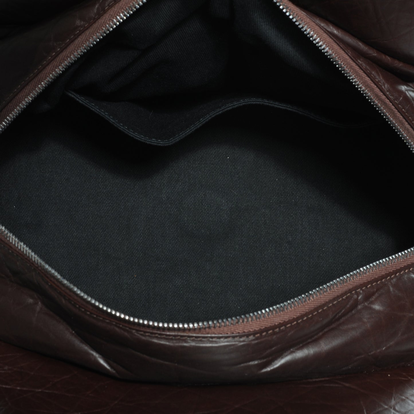 Leather Lady Braid Tote Brown
